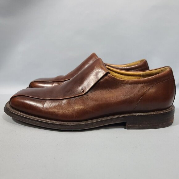 Florsheim Brown Leather Bike Toe Slip On Loafer Dress Shoes Men\'s Size 9M main image 9